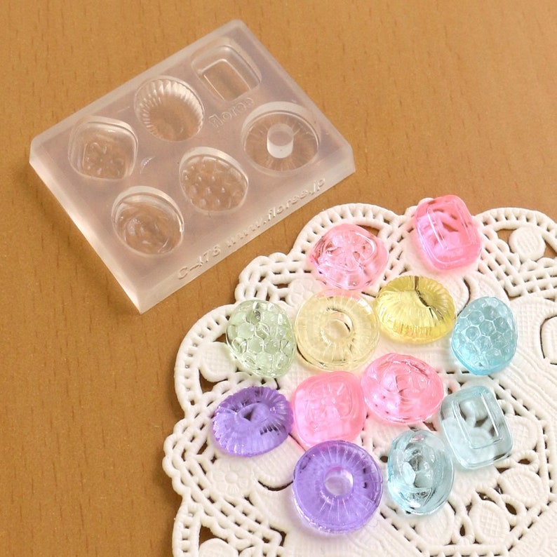 Silicone Mold Candy Drops S Size Mold Hard Candy Soft Mold Etsy