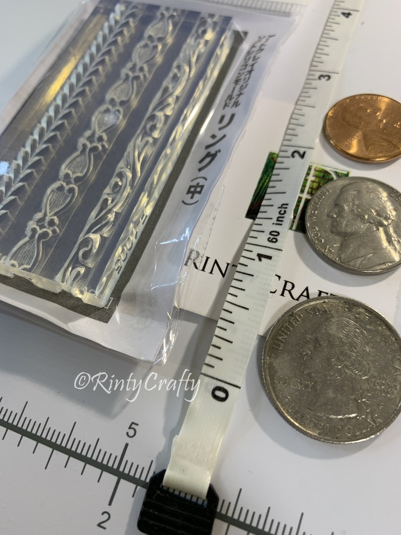 Silicone Mold Silver Ring Mold for Silver Clay Wave Pattern Etsy