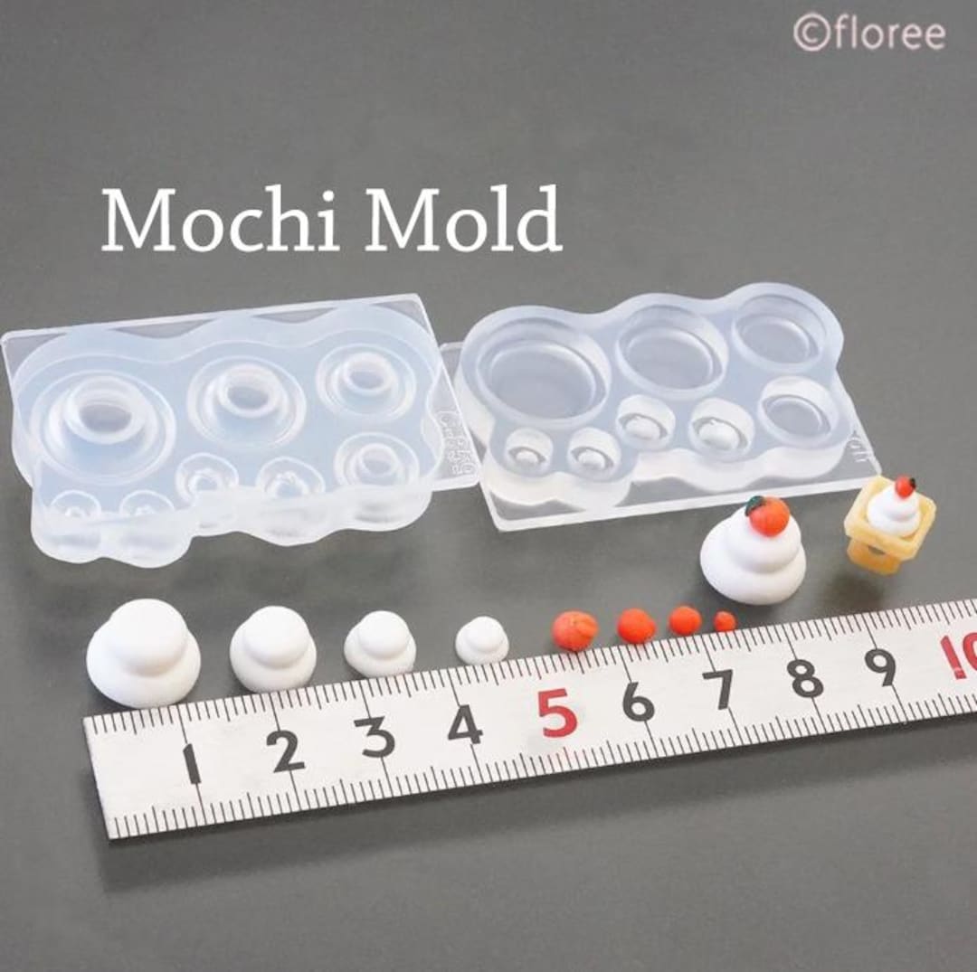 Silicone Mold, Miniature New Years Mochi Mold Set, Miniature