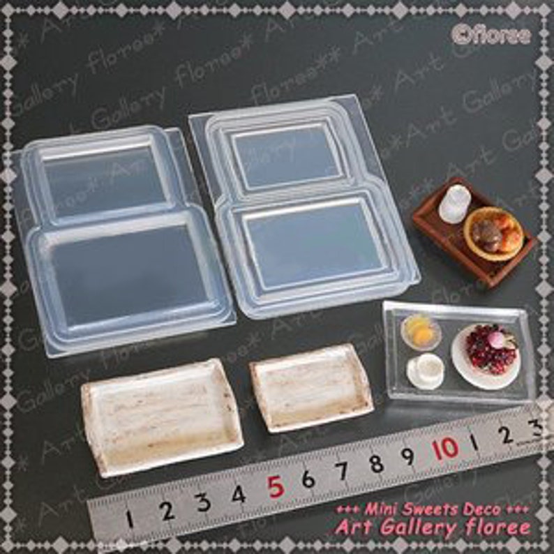 Silicone Mold Wooden Tray Mold Miniature Tray Mold Hipster Etsy