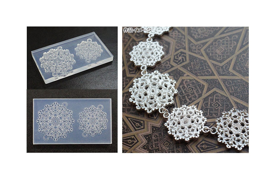 Silicone Mold for Silver Clay Jewelry Silver clay molding / Etsy