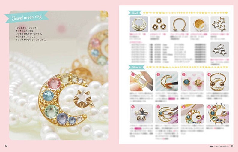 Japanese Craft Book UV Resin Making Yume Kawaii Cocotte Making with Resin Handmade Accessories modeling jewelry craft set -