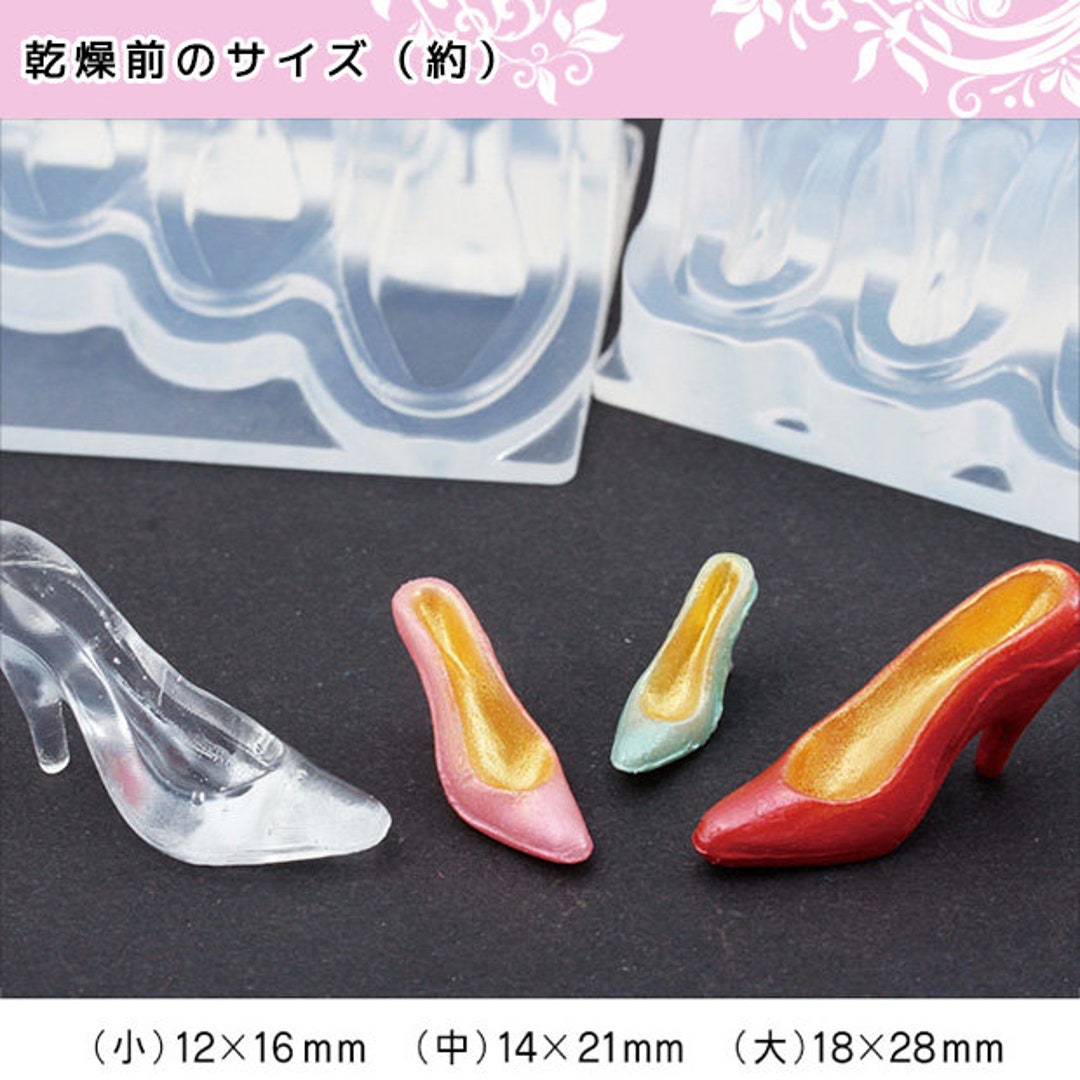 Silicone Mold High Heels Mold Shoes Mold Miniature Dollhouse Shoes Court Shoes Mold High Quality Mold Japan UV Resin Polymer Clay Etsy
