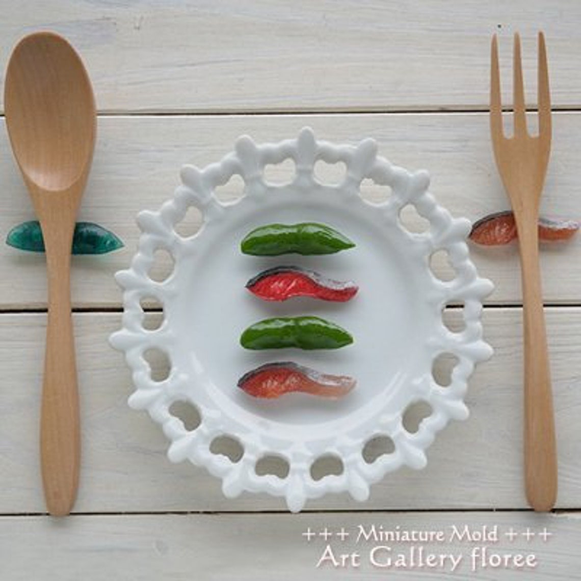 Silicone Mold Chopsticks Holder Mold Salmon and Edamame Type Etsy