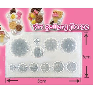 Pu&ograve; includere: Stampo in silicone trasparente con 9 forme diverse di biscotti, che misura 12,7 cm per 7,6 cm. Lo stampo &egrave; progettato per creare biscotti in miniatura per progetti di artigianato.