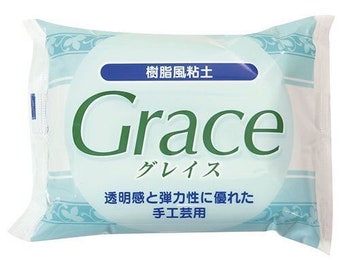 Japan Authentic Grace Clay (Air Dry Polymer Clay) 200g / 7.05 ounces for Making Fake sweets / Accessories / Jewelry / Flowers