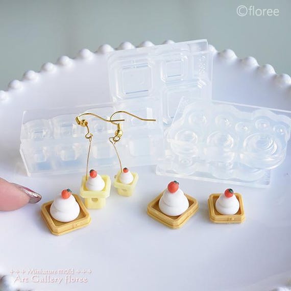 Silicone Mold, Miniature New Years Mochi Mold Set, Miniature