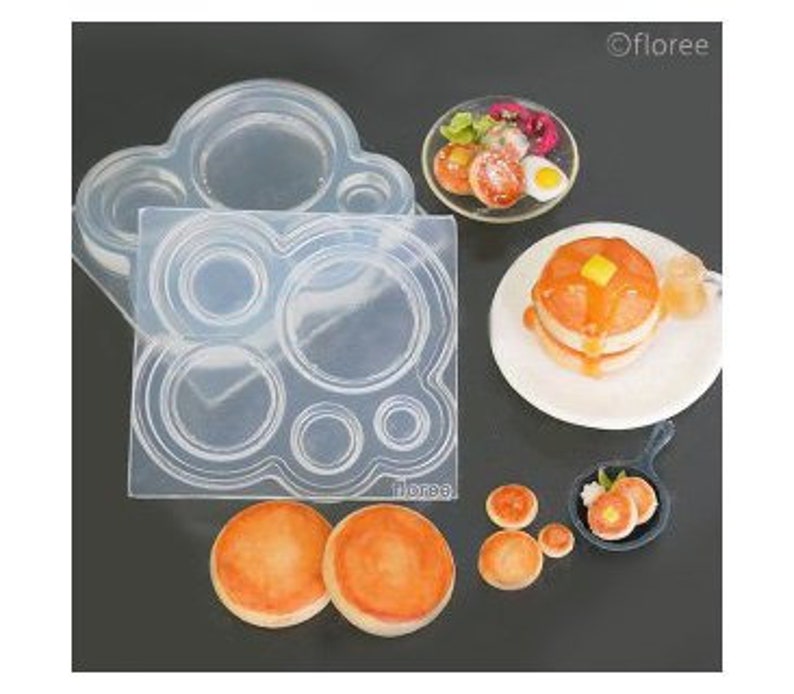 Silicone Mold Pancakes Mold Hotcakes Mold Fake Food Miniature Etsy