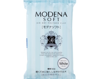 Japan Authentic Modena Soft (Air Dry Polymer Clay) 150g / 5.29 ounces for Making Fake sweets / Accessories / Jewelry / Flowers