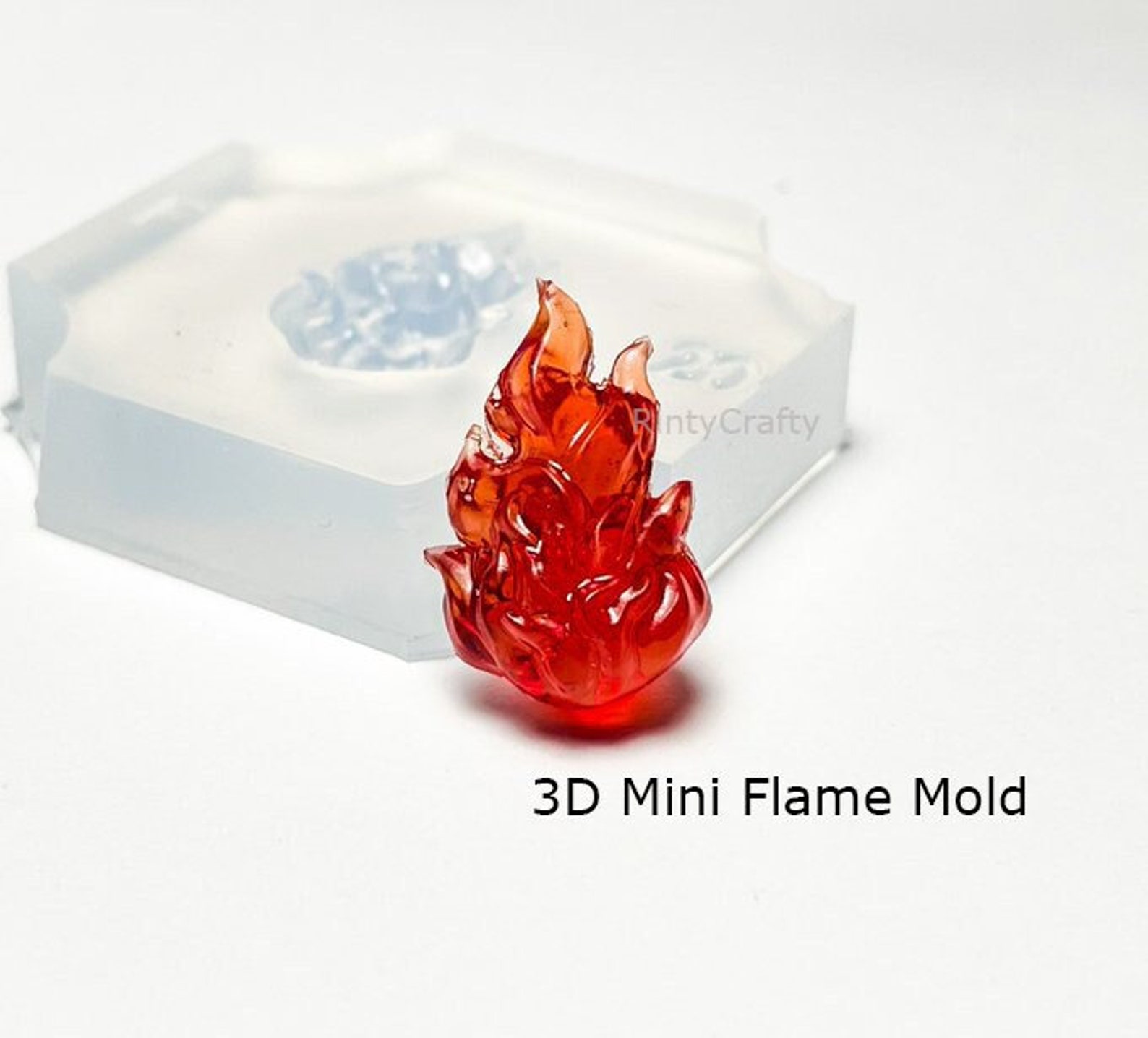 Silicone Mold 3D Mini Flame Mold bonfire Mold / Burning Etsy