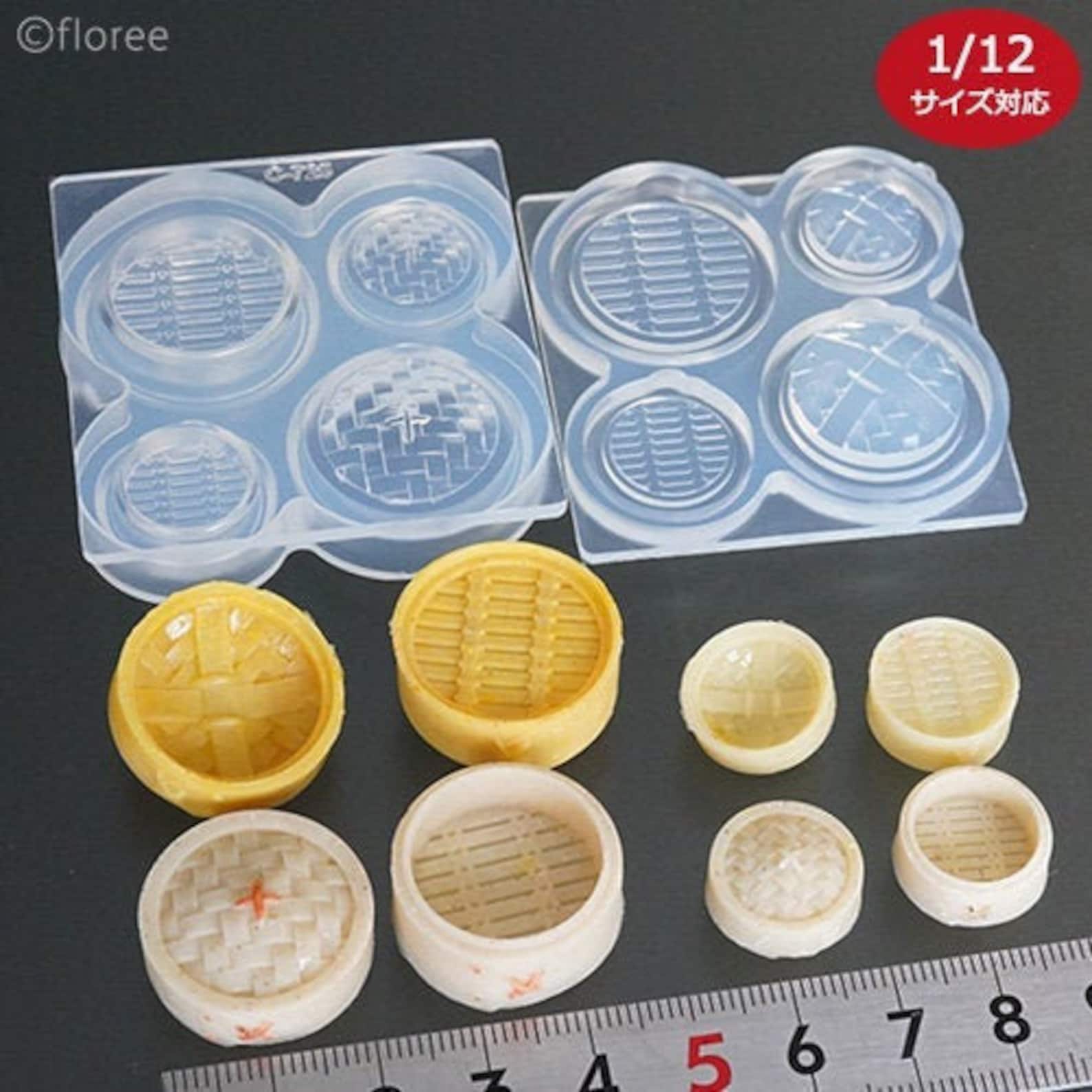 Silicone Mold Dim Sum Round Bamboo Steamer Mold 112 Scale Etsy