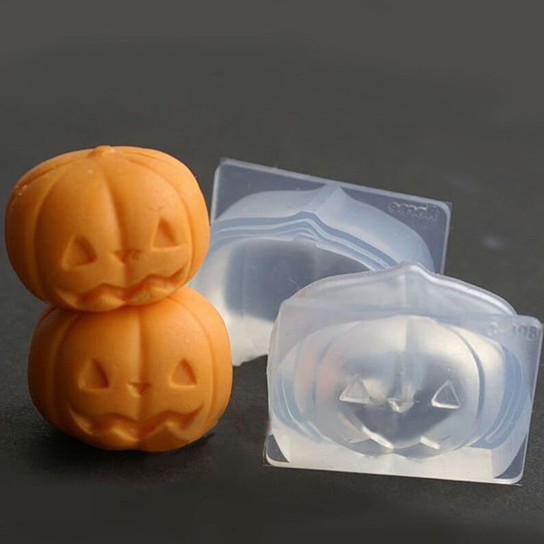 Silicone Mold Halloween Mold Pumpkin Mold L Size Jack O - Etsy