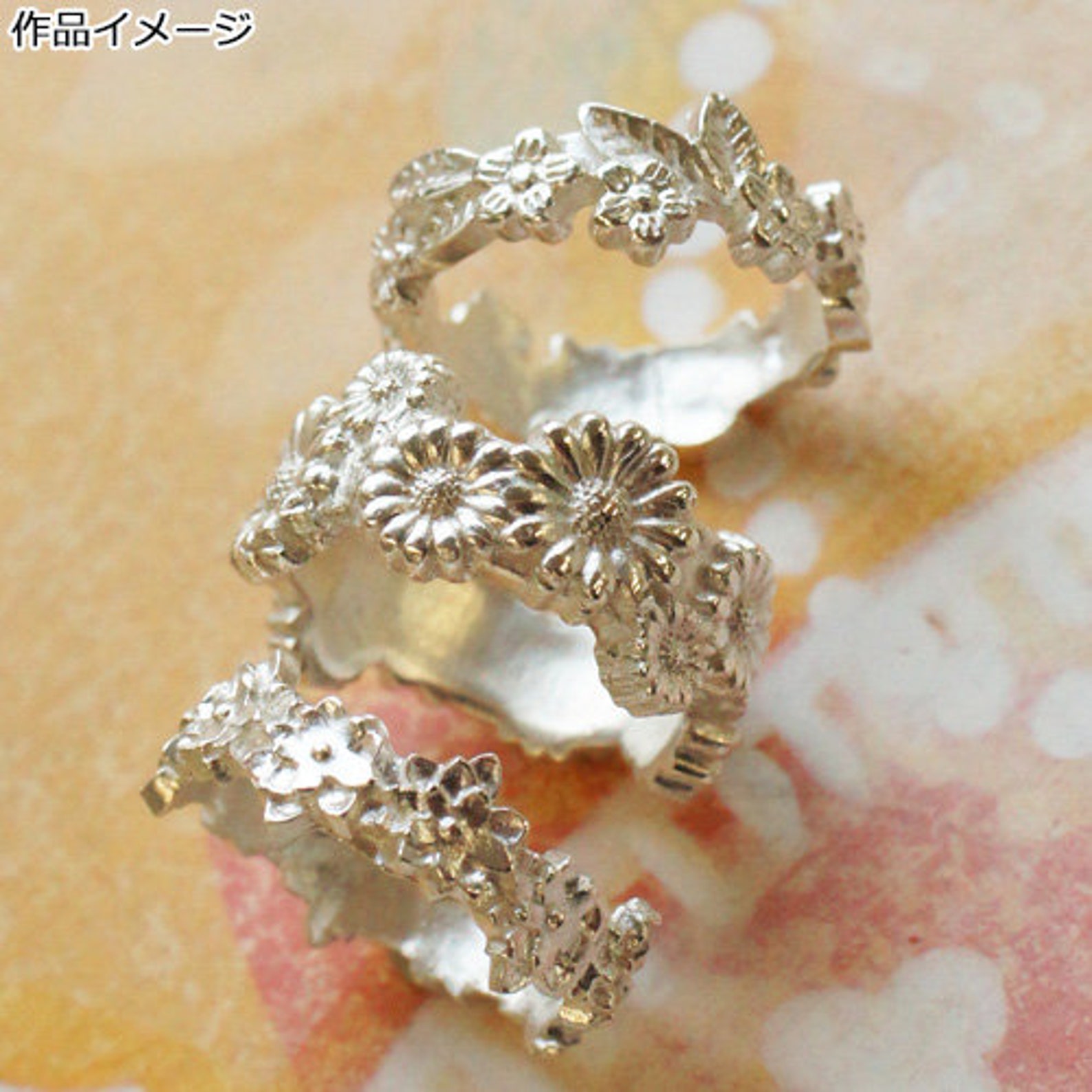 Silicone Mold Silver Ring Mold for Silver Clayleaf Ring Mold Etsy UK