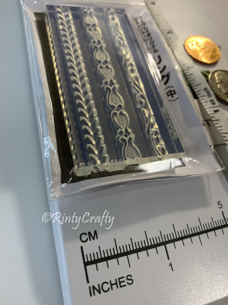 Silicone Mold Silver Ring Mold for Silver Clay Wave Pattern Etsy