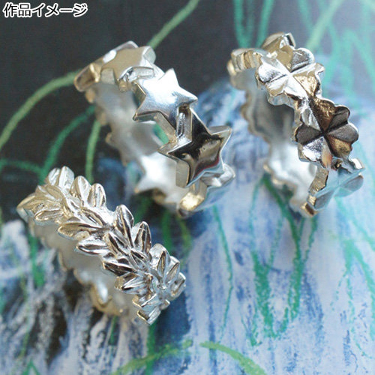 Silicone Mold Silver Ring Mold for Silver Clay Star Ring Etsy