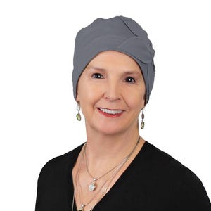 Combed Cotton Butterfly Beanie Chemo Headwear Turban for Women 50+ UPF Sun Protection