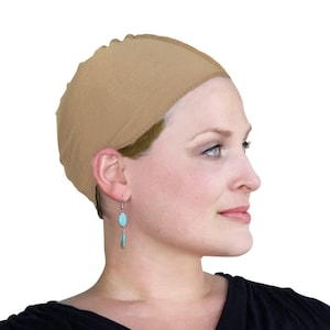 Bamboo Wig Cap and Soft Chemo Hat Liner for Hair Loss