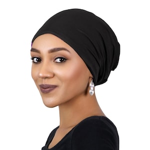 Bamboo Slouchy Beanie Turban Hat Chemo Headwear 50+ UPF Sun Protection