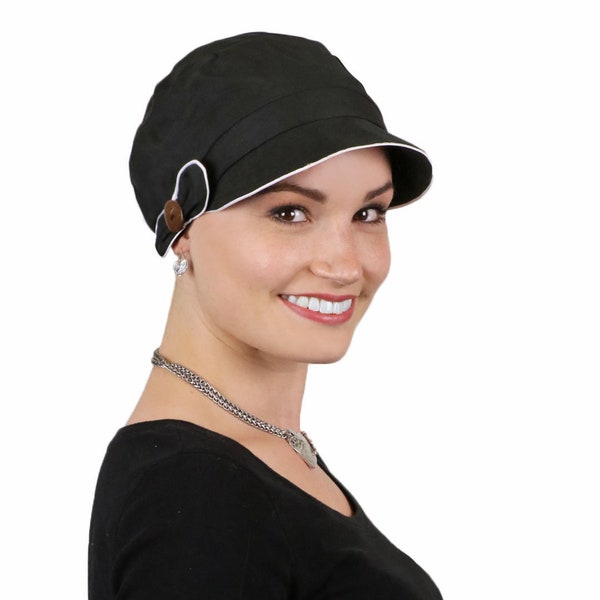 Béret Newsboy Femme En Cuir Synthétique - Taille Unique Extensible 54-58 Cm, Style Vintage 8 Panneaux