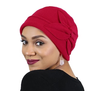 Fleece Butterfly Beanie Hat for Women