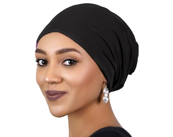 Bamboo Slouchy Beanie Turban Hat Chemo Headwear 50+ UPF Sun Protection