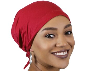 Celeste Cotton Pre Tied Headscarf for Women Chemo Headwear 50+ UPF Sun Protection Cancer Head Covering