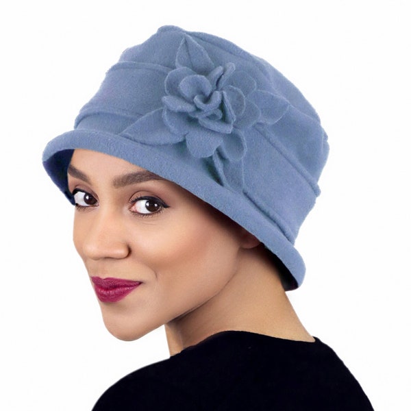 Lizzy Luxury Fleece Cloche Hat Chemo Headwear Cancer Head Coverings for Women
