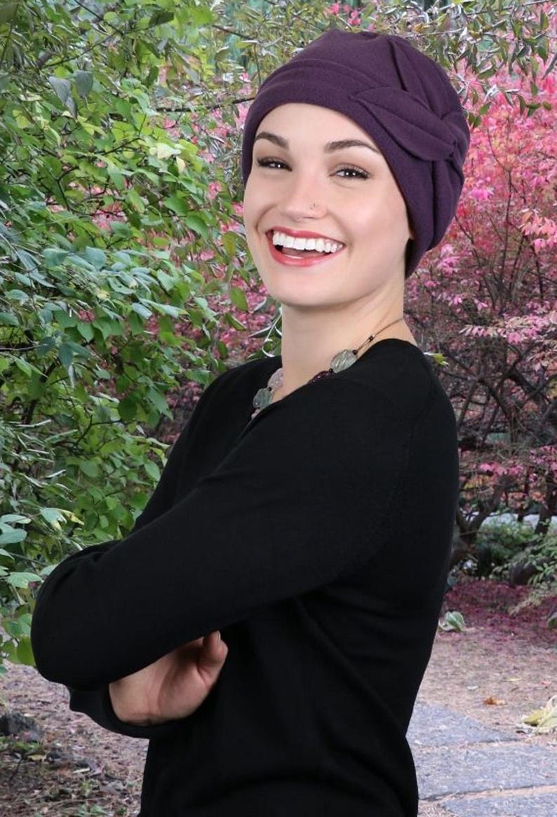 Gorro de lã com estampa de borboleta para mulheres, ideal para quimioterapia, perfeito para o outono e inverno. imagem 16