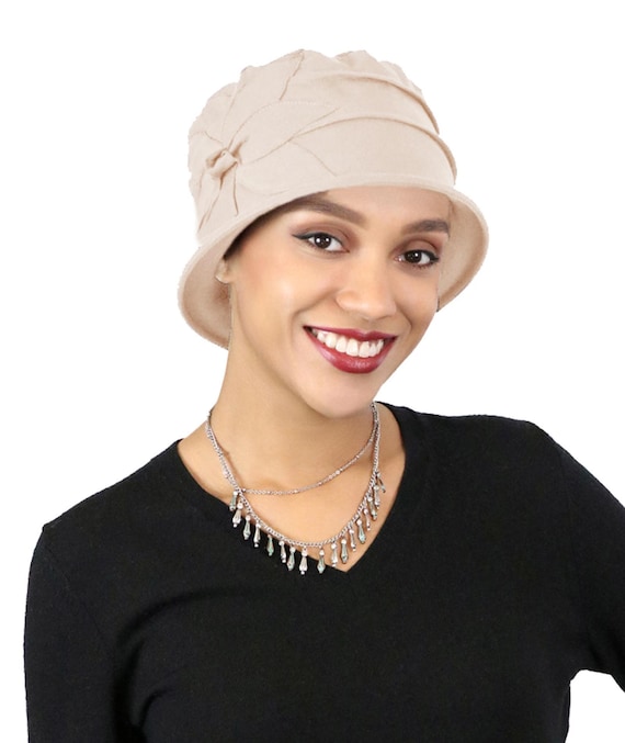 Cotton Cloche Sun Hat with 50+ UPF for Chemo Patients PIPPIN_CHAMBRAY-2.jpg?v=  main image 2