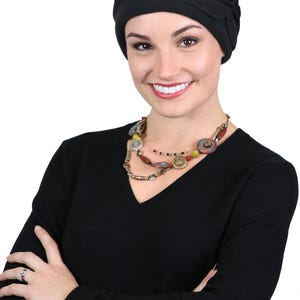 Gorro de lã com estampa de borboleta para mulheres, ideal para quimioterapia, perfeito para o outono e inverno. imagem 17