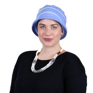 Womens Hat Chemo Headwear Ladies Head Coverings Cotton Cap Cloche Summer 50+ UPF Pippin