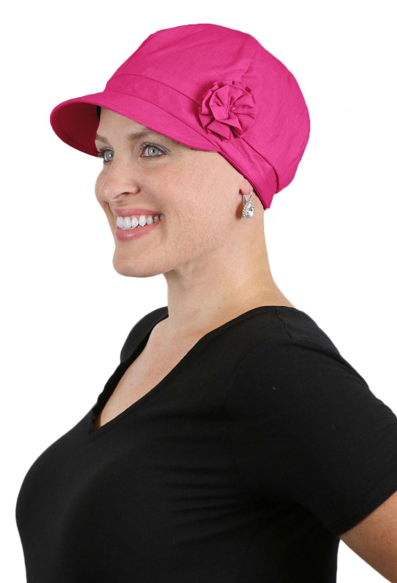 Brighton 100% Cotton Newsboy Cap for Women Chemo Headwear image 5