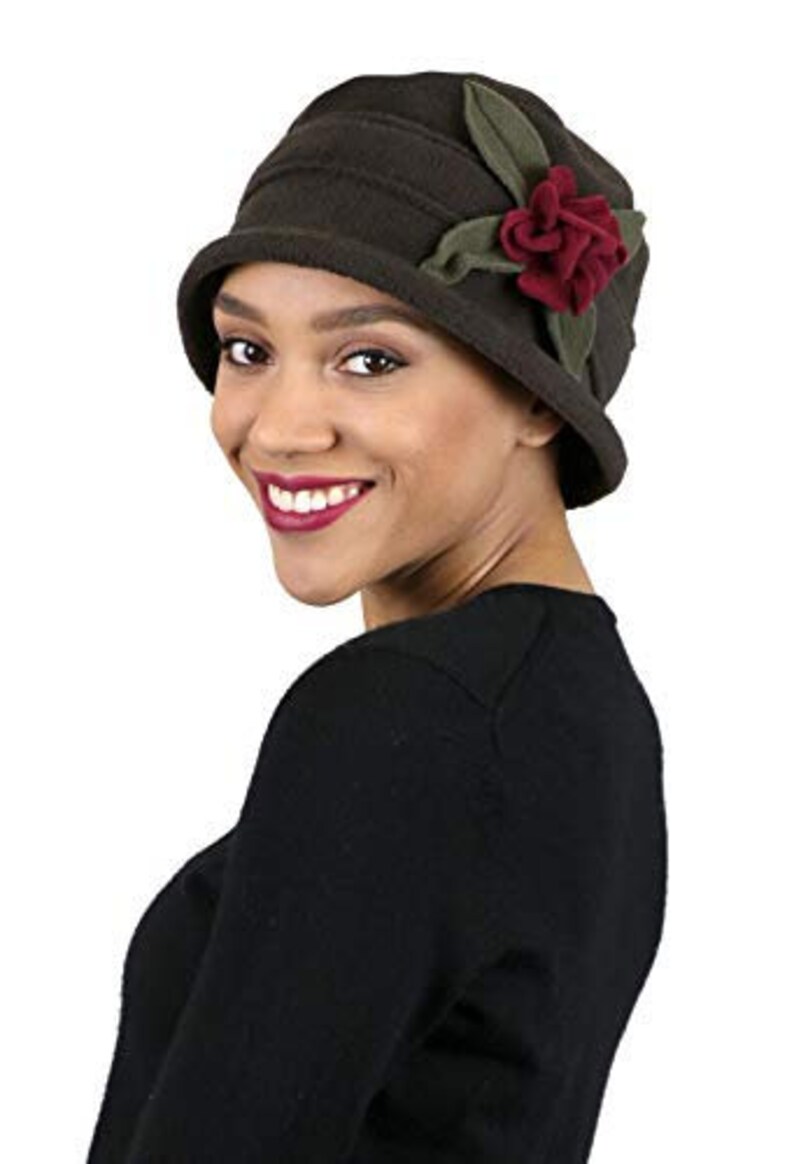 Womens Hat Luxury Fleece Cloche Ladies Cancer Headwear Chemo Etsy