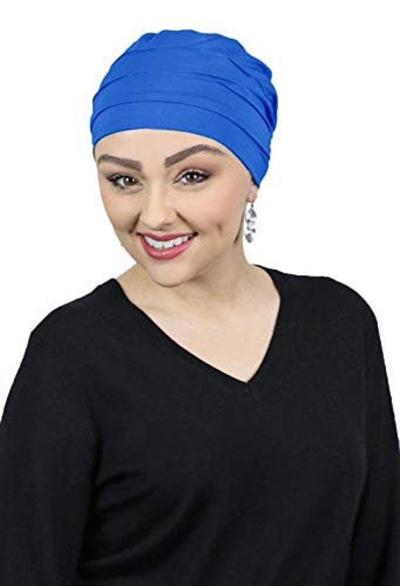 Bamboo 3 Seam Chemo Cap Turban & Sleep Cap For Women Cancer Etsy