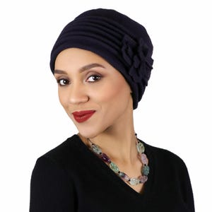 Fleece Beanie Hat for Women Chemo Headwear Cancer Cap Head Covering Winter