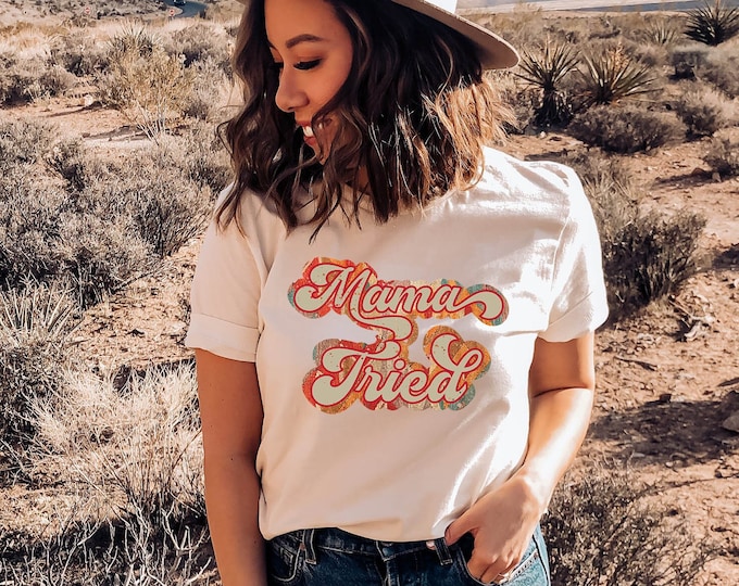Mama Tried Shirt - Merle Haggard Shirt - Country Music Tshirt - Music Festival Graphic Tee - Country Concert Shirt - Vintage Country Shirt