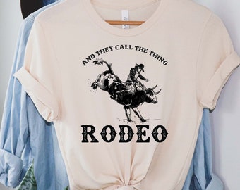 Rodeo Shirt - Western Graphic Tee - Western Tshirt - Rodeo Season Comfy Tee - Country Music Shirt - Nashville Tee - Cowboy Shirt