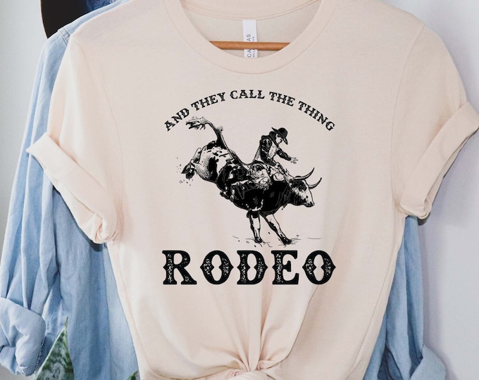 Rodeo Shirt - Western Graphic Tee - Western Tshirt - Rodeo Season Comfy Tee - Country Music Shirt - Nashville Tee - Cowboy Shirt