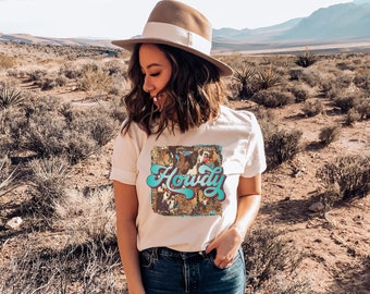 Howdy Shirt - Cowgirl Shirt - Western Graphic Tee - Graphic Tees for Women - Rodeo Tshirts for Women