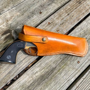 Custom Leather Holster for Revolver - Revolver Holster - Western Holsters - Genuine Leather Holster - Open Carry Holster