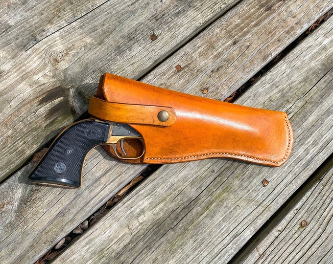 Custom Leather Holster for Revolver - Revolver Holster - Western Holsters - Genuine Leather Holster - Open Carry Holster