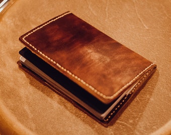 Men's Leather Passport Wallet, Minimalist Leather Travel Wallet, Passport Holder, Men's Leather Passport Cover, 3rd Anniversary Gift for Man
