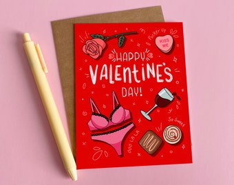 Cute Valentine's Day Card - A2 Card - Blank Inside | GC.55