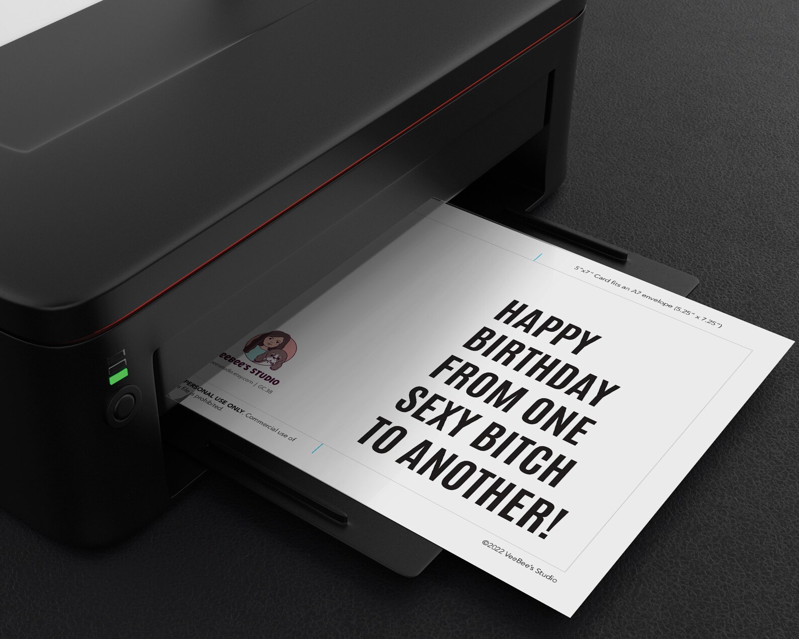 Printable Birthday Card for Her Happy Birthday From One Sexy - Etsy