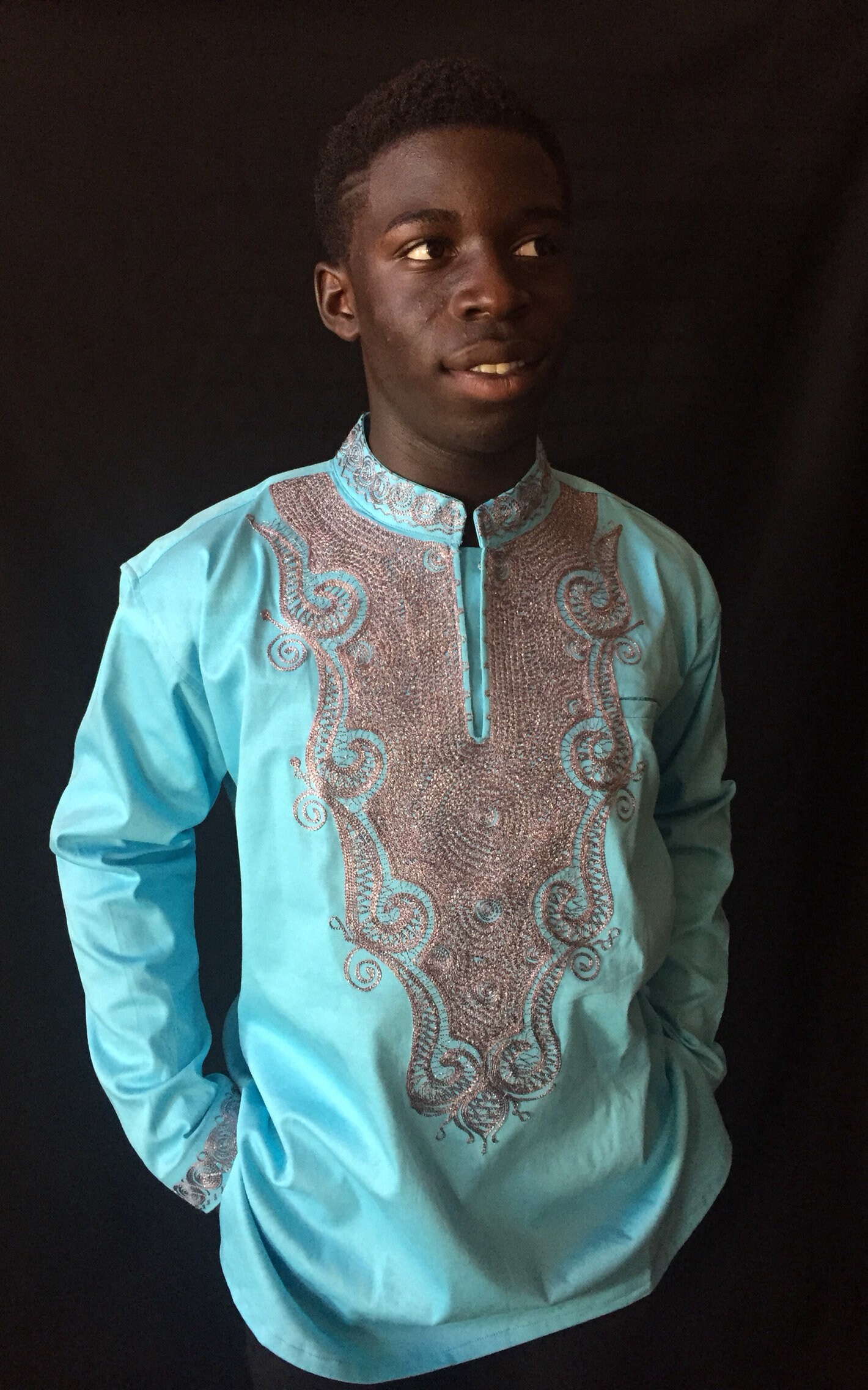 Turquoise Wedding Dress for Men