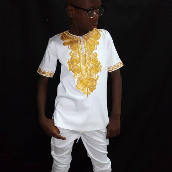 African Boy Clothing, African Outfit, African Clothing for Men, Africa Attire, African Wedding Outfit for Boys, African Boy Shirt