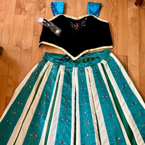 Adult Plus Size Princess Anna Dress Coronation Custom Order 3XL 4XL 5XL 6XL