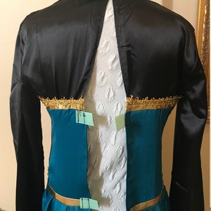 Custom Frozen Queen  Elsa Transformation Costume with Cape Front or Back Opening