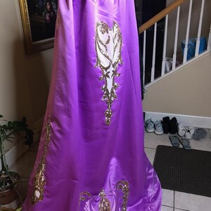 elsa purple cape