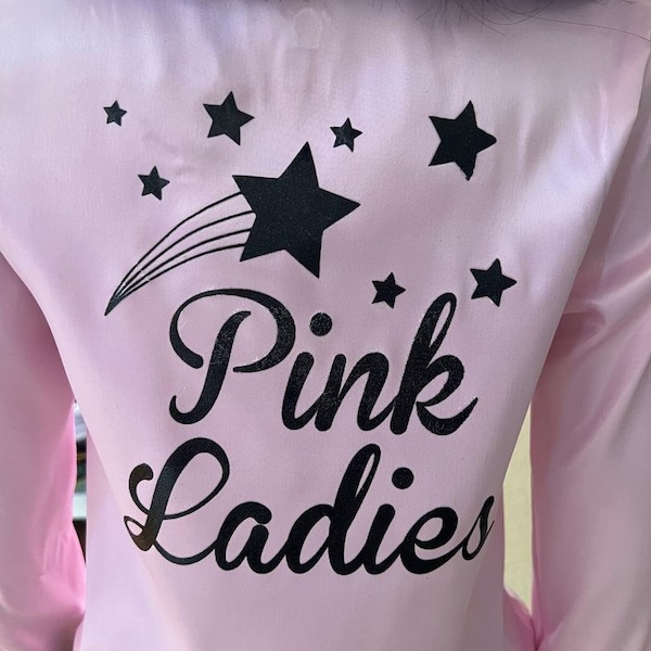 Pink Ladies Jacket Etsy